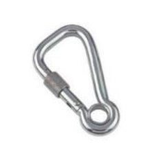 Stainless steel 316 Asymetric Snap Hook with screw & thimble eye 60x6mm