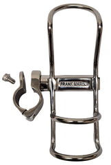 SS316 Adjustable Single Rail Mount Rod Holder for Angle Rails
