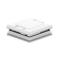 Fiamma Kombi Hatch 50x50 White with Blind