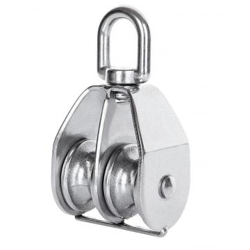 SS304 Block Double Sheave Swivel Eye