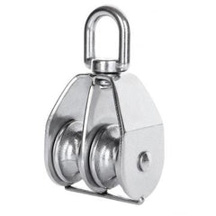 SS304 Block Double Sheave Swivel Eye