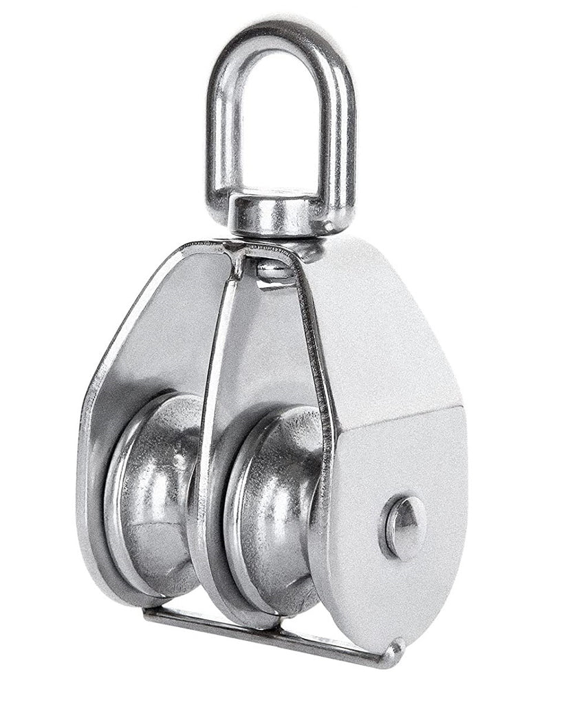 SS304 Block Double Sheave Swivel Eye