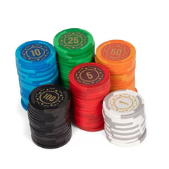 Heavy Duty Case with 400 Extra-Heavyweight Poker Chips and 100% Plastic Playing Cards
