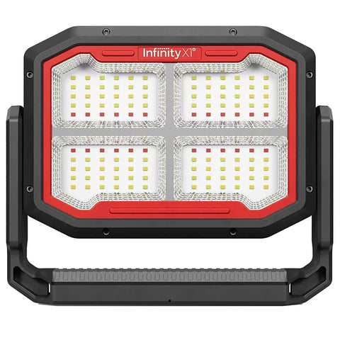 GENUX Dual Powered Solar Work Light 3000 Lumen Adjustable Kelvin