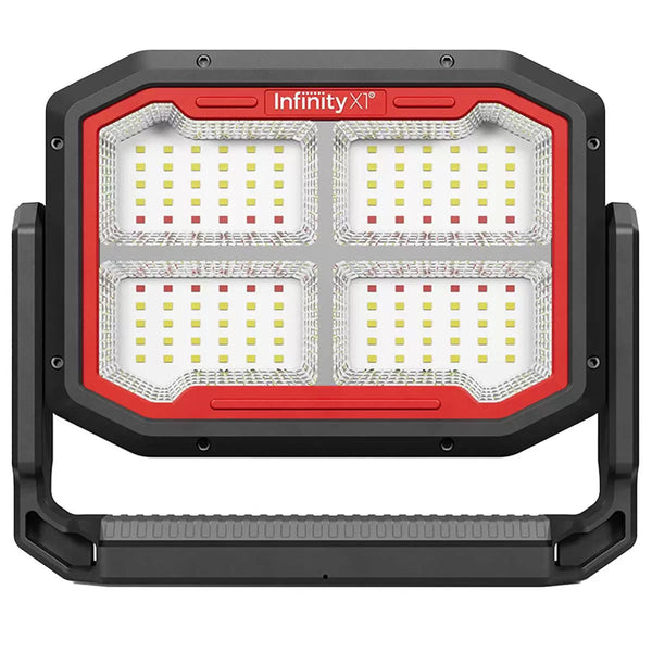 GENUX Dual Powered Solar Work Light 3000 Lumen Adjustable Kelvin