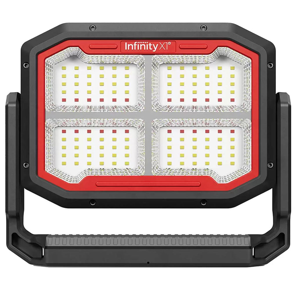 GENUX Dual Powered Solar Work Light 3000 Lumen Adjustable Kelvin