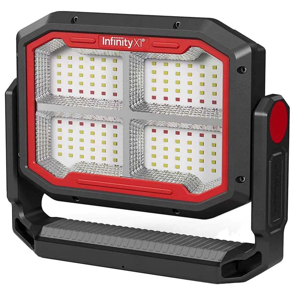 GENUX Dual Powered Solar Work Light 3000 Lumen Adjustable Kelvin