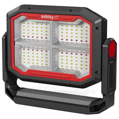 GENUX Dual Powered Solar Work Light 3000 Lumen Adjustable Kelvin