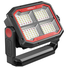 GENUX Dual Powered Solar Work Light 3000 Lumen Adjustable Kelvin