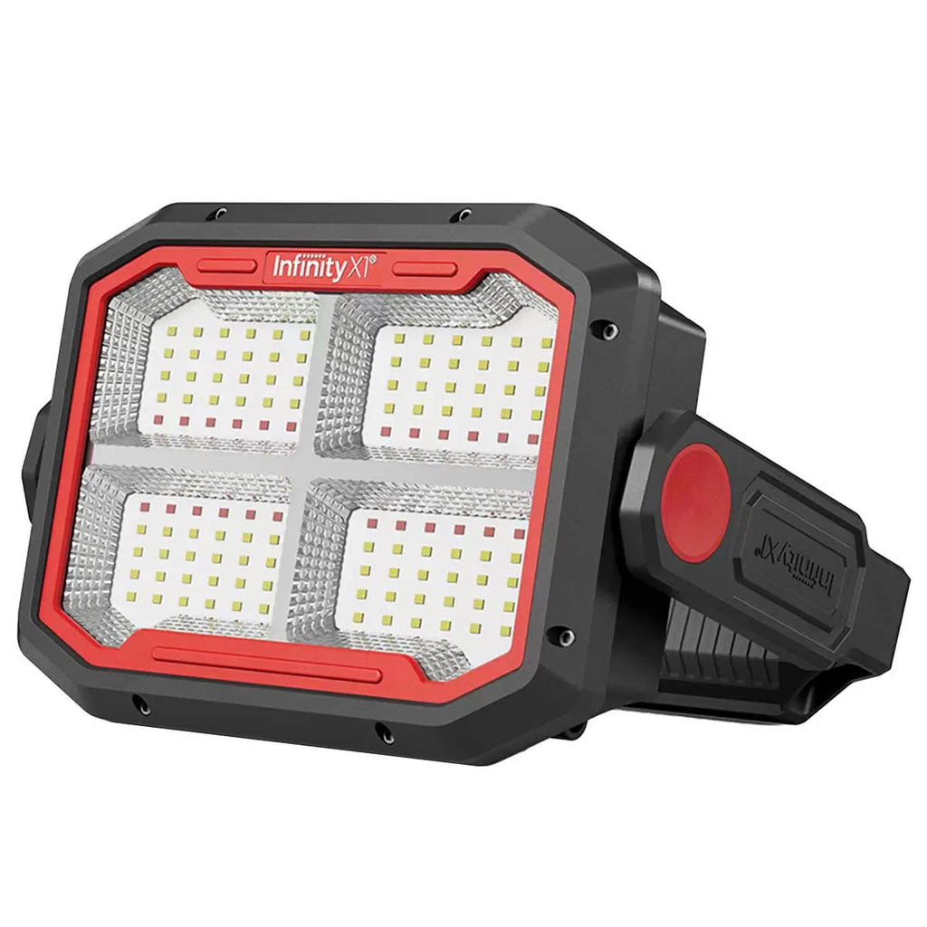 GENUX Dual Powered Solar Work Light 3000 Lumen Adjustable Kelvin
