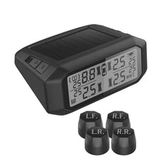 Solar Powered TPMS Kit with 4 External Sensors. MATA-1E