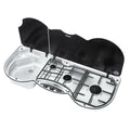 Thetford 353 Combination Unit Sink & 3-Burner Hob (Left-Hand Sink)