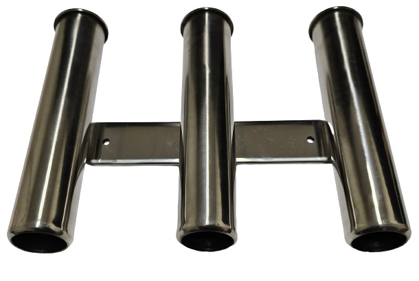SS316 Side Mount 3-Way Rod Holder
