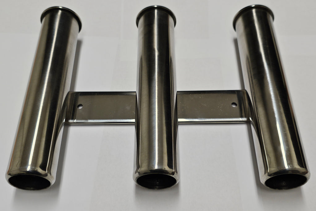 SS316 Side Mount 3-Way Rod Holder