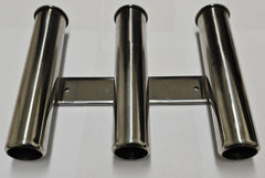 SS316 Side Mount 3-Way Rod Holder