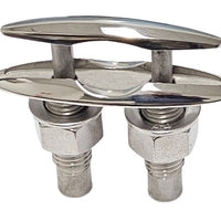 Stainless steel 316 Low Silhouette Cleat 250mm (10")