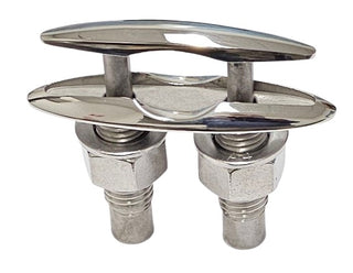 Stainless steel 316 Low Silhouette Cleat 250mm (10")