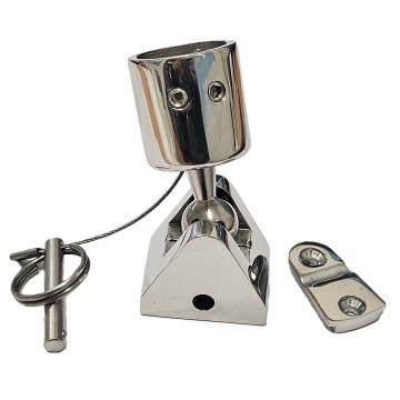 SS316 Swivel Ball Deck Hinge 25mm