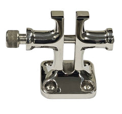 Stainless steel 316 Split Bollard with spring loaded captive pin 84x122x62mm