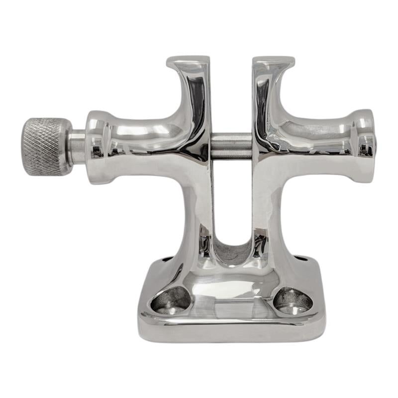 Stainless steel 316 Split Bollard with spring loaded captive pin 84x122x62mm
