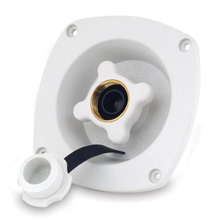 Shurflo Flush Mount 50PSI Water Pressure Regulator - White