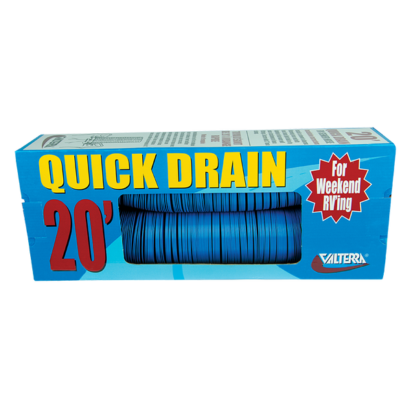 Valterra 3" x 20' Quick Drain Sewer Hose - Blue