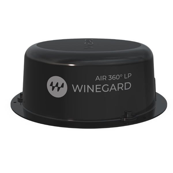 Winegard AIR 360 LP Compact Omnidirectional TV & FM Antenna - Black