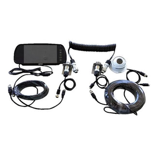 Sphere Caravan Reversing Camera Kit with 2 Connector Brackets - White Camera