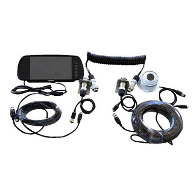 Sphere Caravan Reversing Camera Kit with 2 Connector Brackets - White Camera