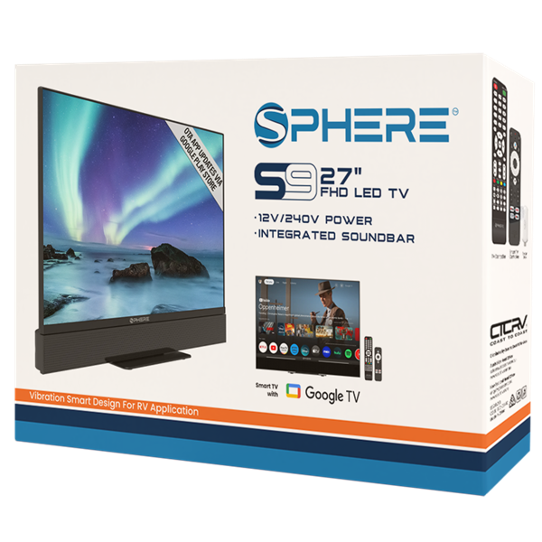 Sphere S9 27" TV with Soundbar, Smart Stick & Stand