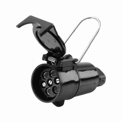 Trailer Socket 7-Pin with Protective Cover (B7L)