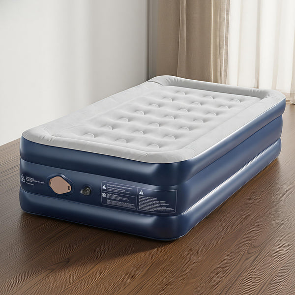 Weisshorn Single Air Mattress 46cm with Rechargeable Pump