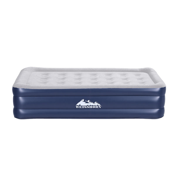 Weisshorn Single Air Mattress 46cm with Rechargeable Pump