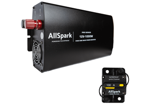 AllSpark 1000W PRO Series Pure Sine Wave Inverter 12V with Circuit Breaker