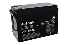 100AH 24V Lithium Battery ABS CASE IP65