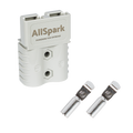 AllSpark - 120A Grey Anderson Kit - Plug & 2 contacts for 2 AWG cable