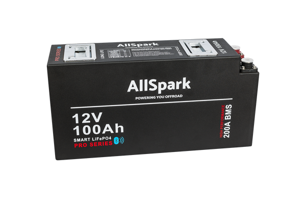 100Ah Slimline Lithium Battery with Bluetooth 12V AllSpark
