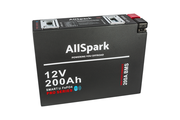 200Ah Slimline Lithium battery with Bluetooth 12V AllSpark