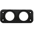 AllSpark Dual flush mount plate (black)
