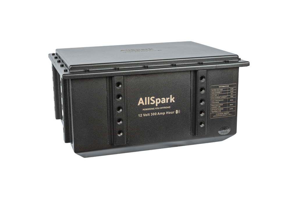 300Ah Lithium Battery 12V Bluetooth Waterproof Chassis Mount AllSpark ( IP67)