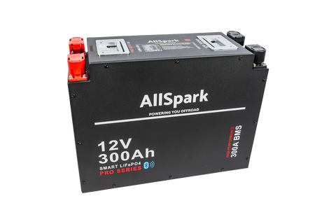 300Ah Slimline Lithium battery with Bluetooth AllSpark - Pro-series 12V