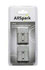 AllSpark 50A Grey Anderson Connector Single Plug with contacts -  8 AWG