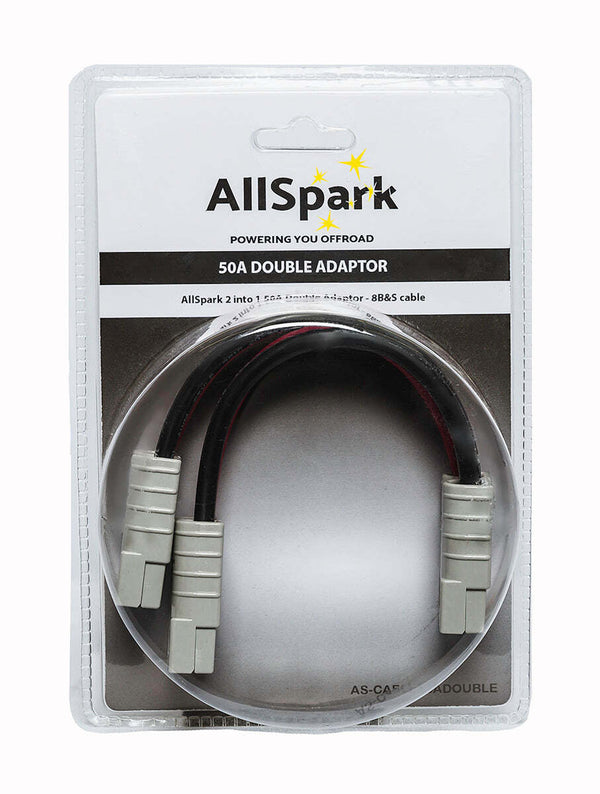 Anderson Plug Double Y Adapter Cable 2 into 1 50A