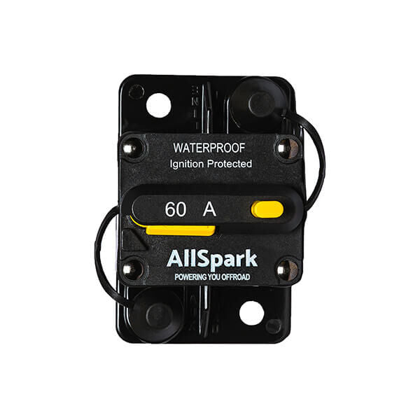 AllSpark 50A Black Anderson Connector Single Plug with contacts -  10-12 AWG