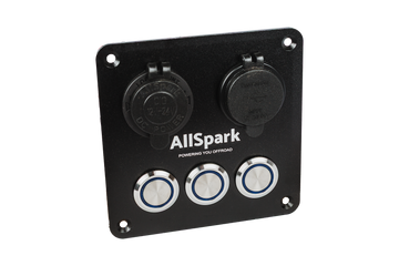 AllSpark 3 way push button switch panel