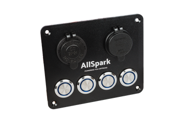 AllSpark 4 way push button switch panel