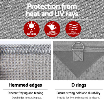 Weisshorn 18ft Caravan Awning Fabric with Privacy Screen - 5.2m