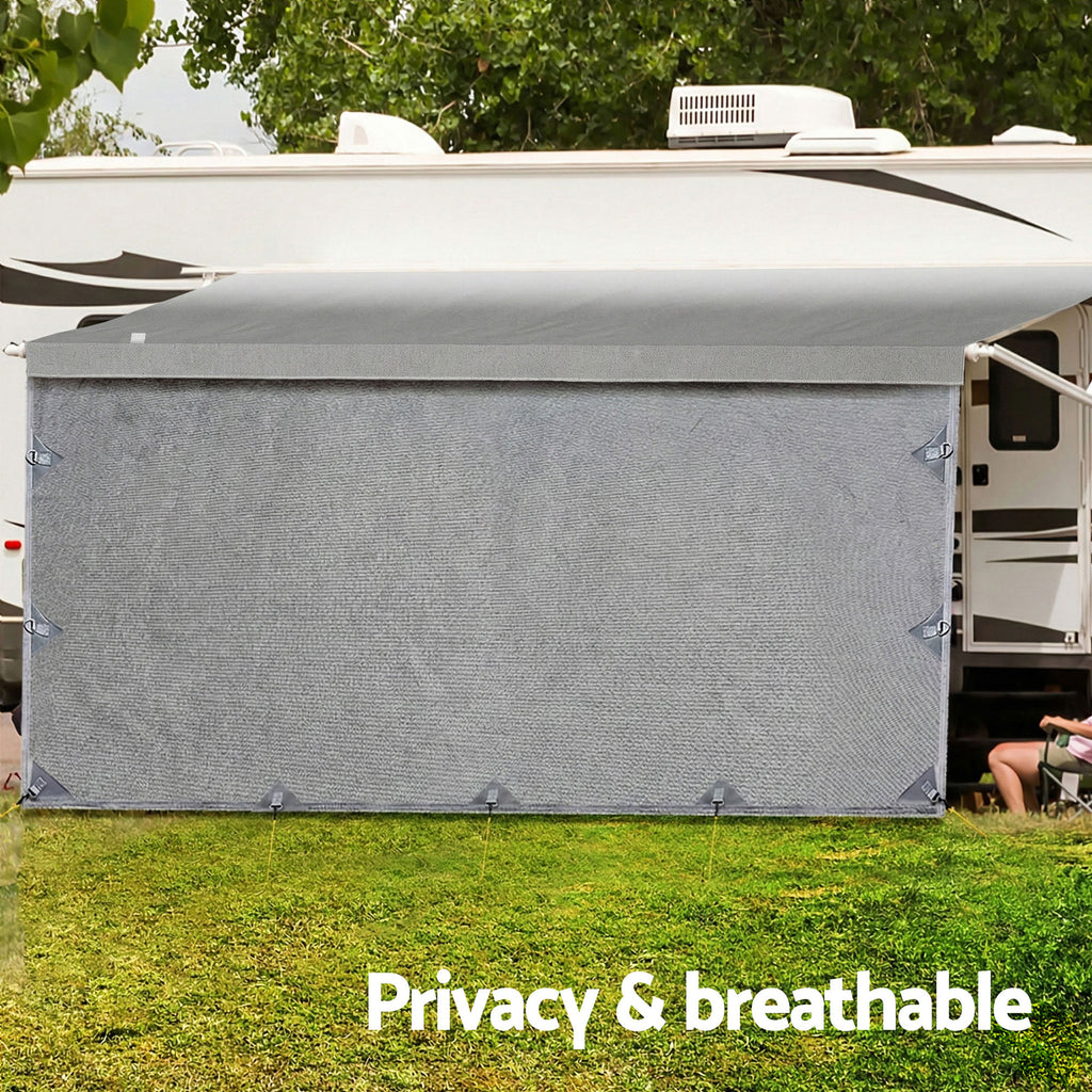 Weisshorn 18ft Caravan Awning Fabric with Privacy Screen - 5.2m