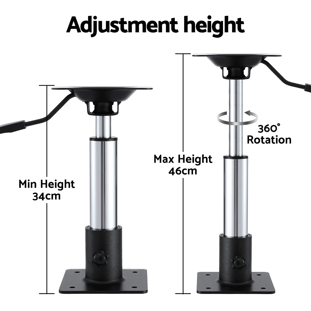 Seamanship Adjustable Boat Seat Pedestal 34-46cm Gas Lift