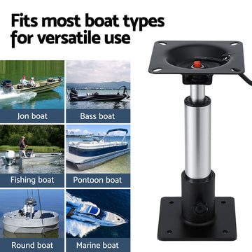 Seamanship Adjustable Boat Seat Pedestal 34-46cm Gas Lift